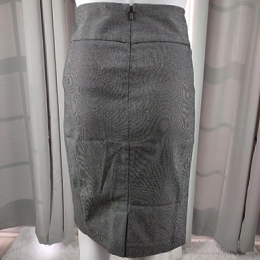 APT. 9 Women's The Torie Gray Pencil Back Zip Midi Skirt. Size 10 - Picture 4 of 11